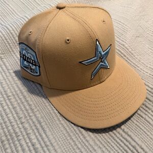 Houston astros fitted hat